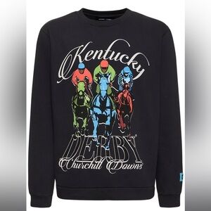 NWT Homme + Femme Churchill Downs Crewneck Black